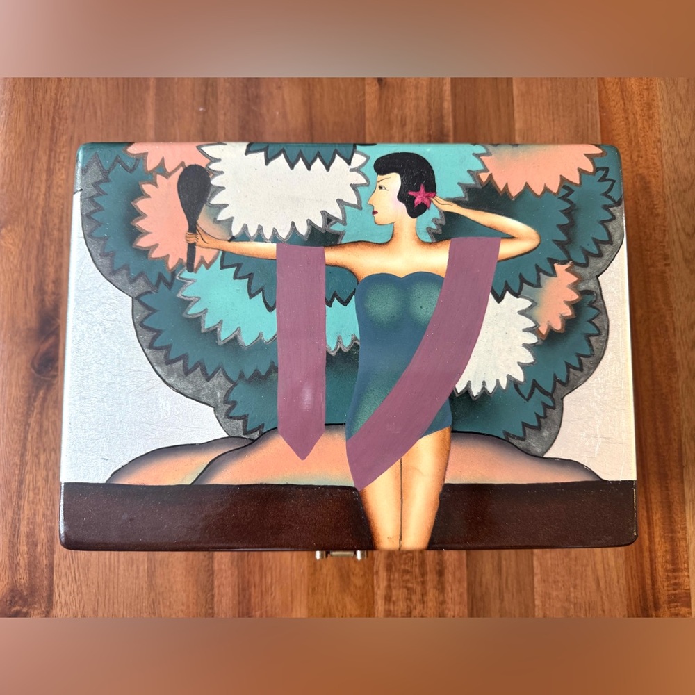 Art Deco Style Decorative Wood Box
